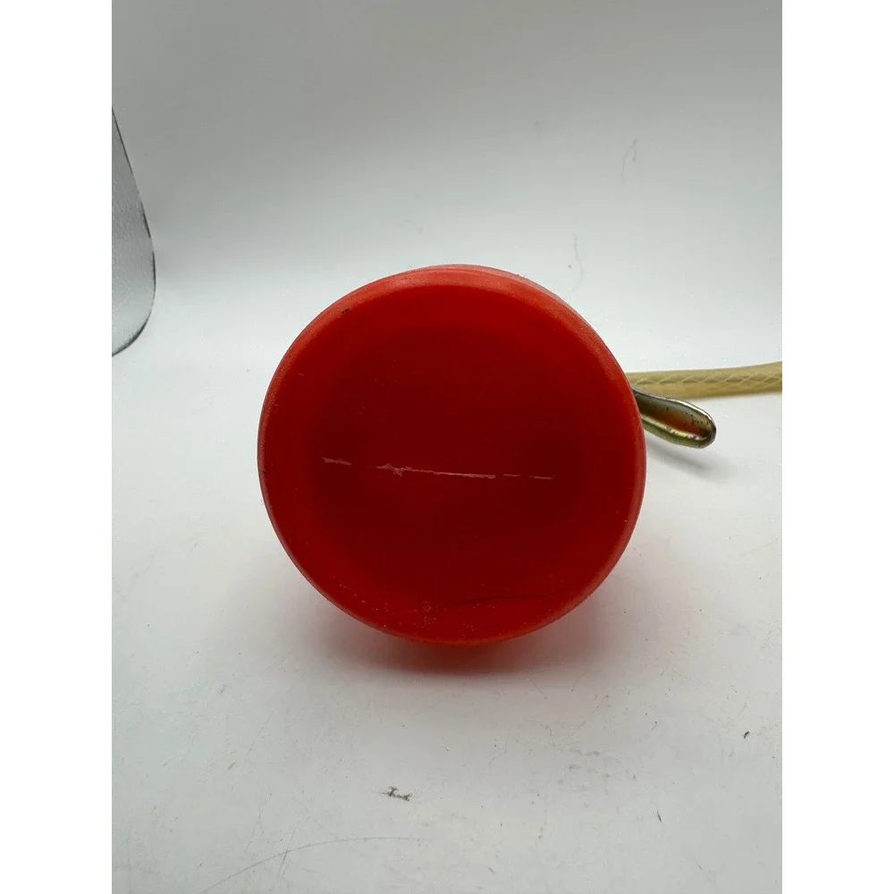 Vintage Red Oil Can Lubricator with Metal Spout‎ and Flexible Tube